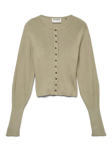 Vero Moda Strickjacke in Moss Gray