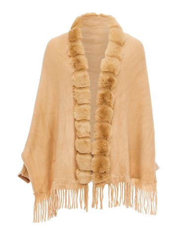 CHANI Poncho in Beige