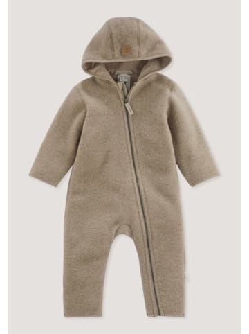 Hessnatur Hessnatur Wollfleece Overall aus reiner Bio-Merinowolle in sand