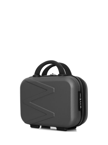 WAVE PARIS Kosmetikkoffer AMAZONE-K in Dunkelgrau (9L)