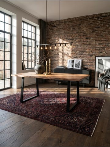 KADIMA DESIGN Esszimmertisch 160x80x76 cm Massivholz / Metall Esstisch