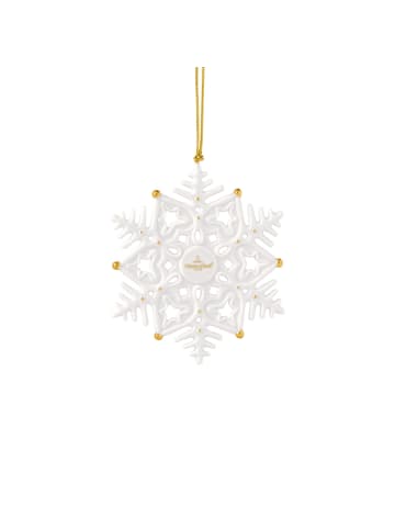 Villeroy & Boch Ornament Schneeflocke 2025 Christmas Classics in weiß