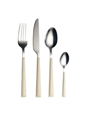 Echtwerk 16 tlg. Set Tafelbesteck "Basic" in Creme