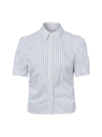 Marie Lund Bluse in blau weiß