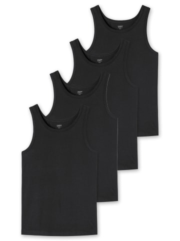 UNCOVER BY SCHIESSER Unterhemd / Tanktop Basic in Schwarz