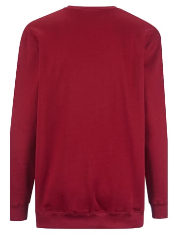 Boston Park Sweatshirt in dunkel rot