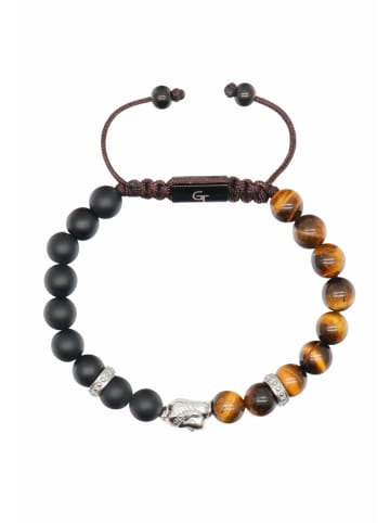 GT COLLECTION Armband Buddha Head in silver