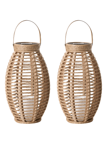 Beliani Dekorative Leuchte für den Außenbereich SHANGANI in