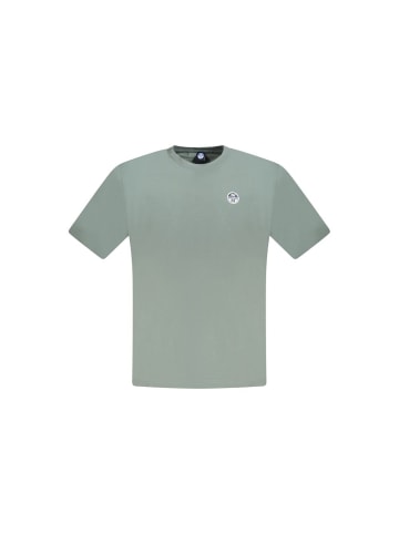 North Sails Grünes Baumwoll-T-Shirt