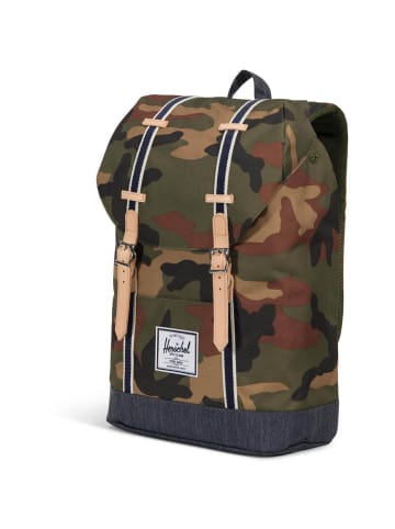 Herschel Retreat 19.5 - Rucksack 15" 43 cm in woodland camo dark denim