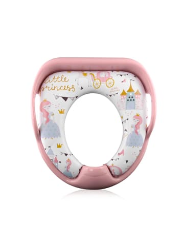 Lorelli Toilettensitz weich Handgriffe in rosa
