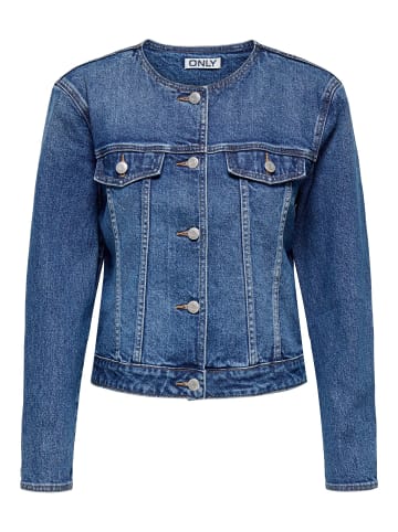 ONLY Jeansjacke in Medium Blue Denim