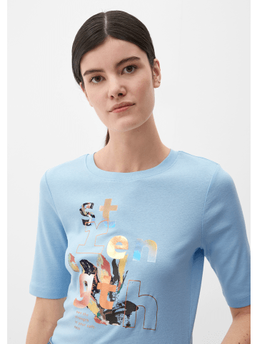 s.Oliver T-Shirt kurzarm in Blau