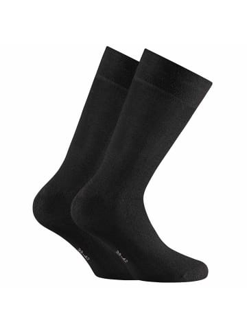 Rohner Socken 2er Pack in Schwarz