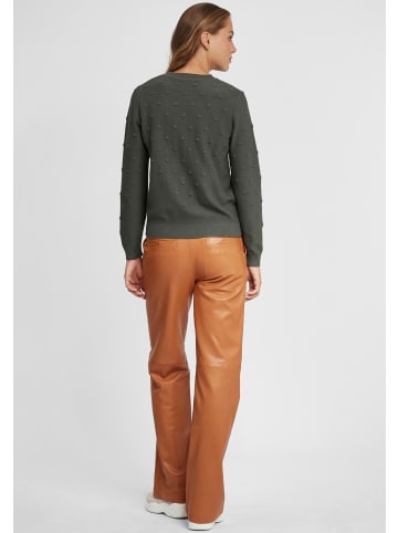 Oxmo Strickpullover OXDotta in Grau