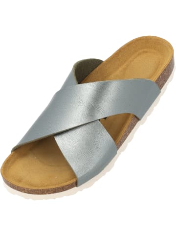 Palado Pantoletten Rianel in Olive Metallic