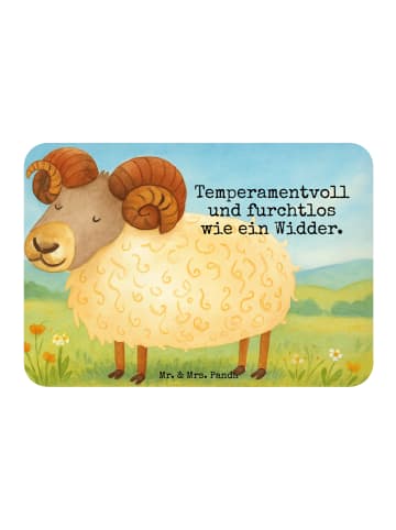Mr. & Mrs. Panda zettelhalter Sternzeichen Widder Design mit Spruch in Weiß
