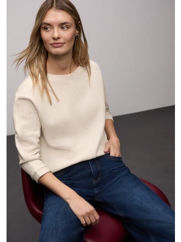 Street One Langarmshirt in beige ecru - 0002