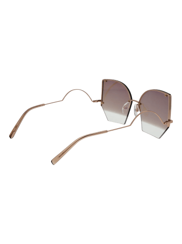 Ana Hickmann Frauen Sonnenbrille Schmetterling Rose Gold