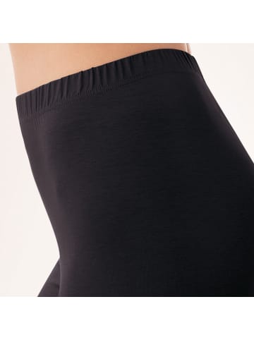 Erwin Müller Single-Jersey Capri-Leggings 2er-Pack in schwarz/schwarz