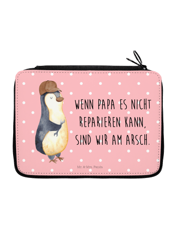 Mr. & Mrs. Panda Mäppchen Wenn Papa es nicht reparieren kann, si... in Rot Pastell