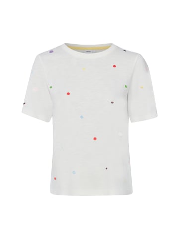 NÜMPH T-Shirt Nudelora in weiß mehrfarbig