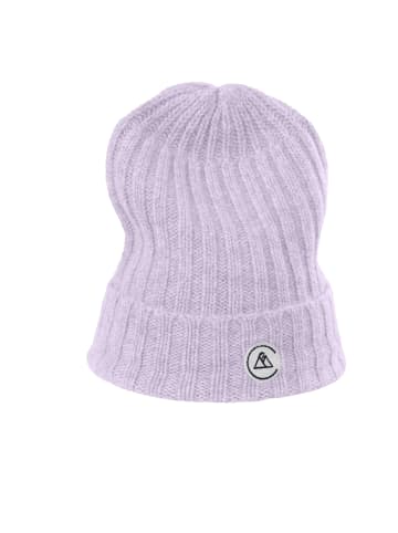 CASH-MERE.CH Bio Rib Mütze in Hell Violet