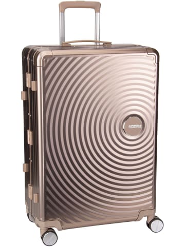 American Tourister Trolley Soundbox Alu Spinner 75 in Bronze