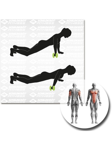 SCHILDKRÖT FITNESS DUAL-CORE-WHEELS - 2er Set