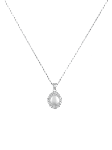 Elli Halskette 925 Sterling Silber Medaillon in Silber