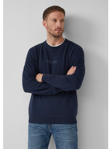 s.Oliver Sweatshirt in 59D1_navy