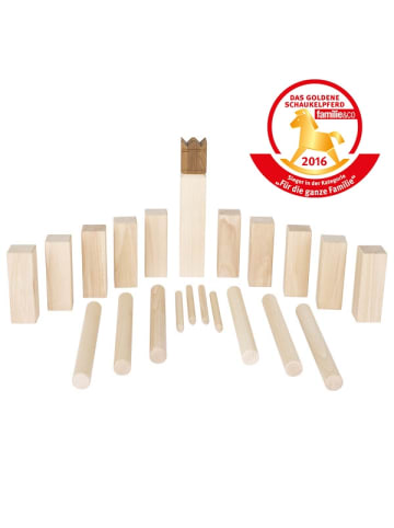 Goki Wikingerspiel Kubb, im Baumwollbeutel, nature - ab 3 Jahren