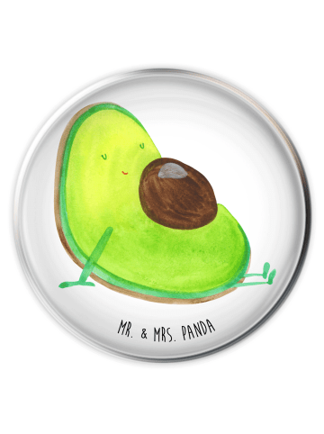 Mr. & Mrs. Panda Ausgussstöpsel Avocado Schwangerschaft ohne Spruch in Weiß