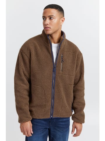 BLEND Fleecejacke Sweatshirt in light brown