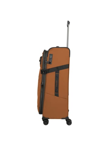 travelite Briize - 4-Rollen-Trolley L 78 cm erw. (curry) in curry