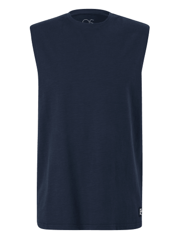 QS T-Shirt ärmellos in Blau