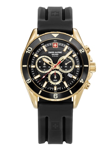 Swiss Alpine Military by Grovana Analoguhr für Herren in gold