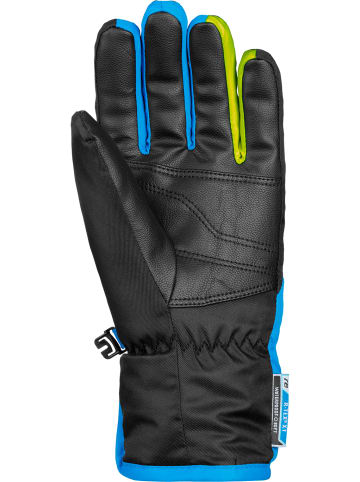 Reusch Fingerhandschuh Dario R-TEX XT Junior in black / brilliant blue