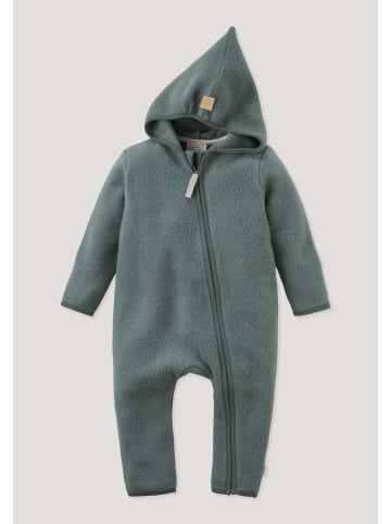 Hessnatur Fleece-Overall in fichtengrün