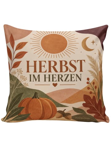 Sofakissen Kissen Boho Design mit Spruch in Weiß