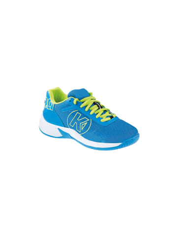 Kempa Hallen-Sport-Schuhe ATTACK 2.0 JUNIOR BACK2COLOUR in kempablau/fluo gelb