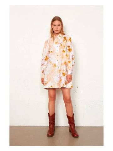 SECOND FEMALE Kleid in Orange / Beige