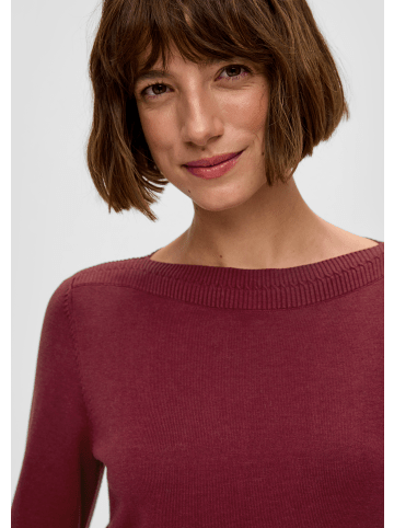 s.Oliver Strickpullover langarm in Rot