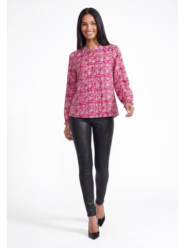 faina Women Blouse in Pink White