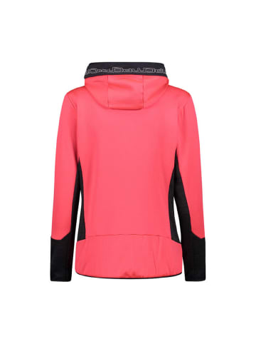 cmp Kapuzensweatjacke WOMAN JACKET FIX HOOD in Rot