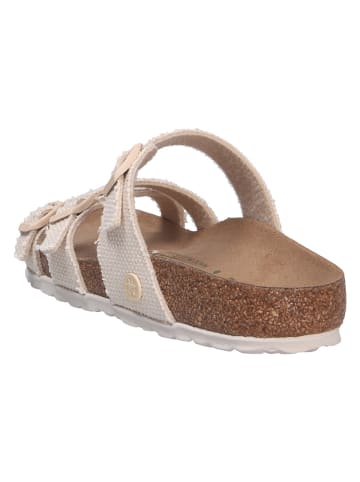 Birkenstock Tieffußbett Pantolette in beige