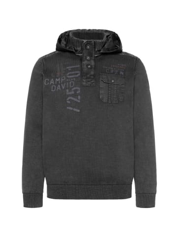 CAMP DAVID  Strickpullover in schwarz