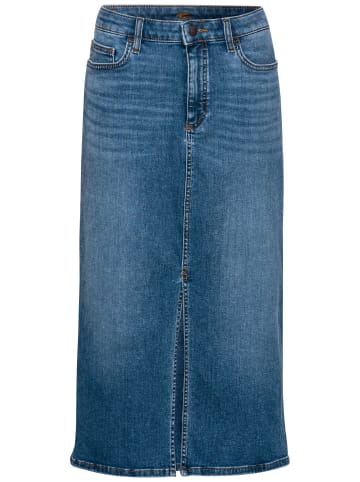 Camel Active Jeansrock im Used-Look in Dunkelblau
