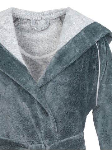 ESPRIT Bademantel mit Kapuze in grey