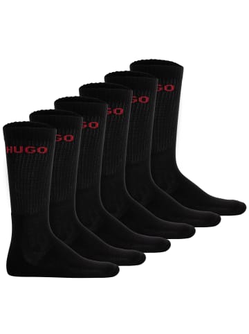 HUGO Socken 6er Pack in Schwarz